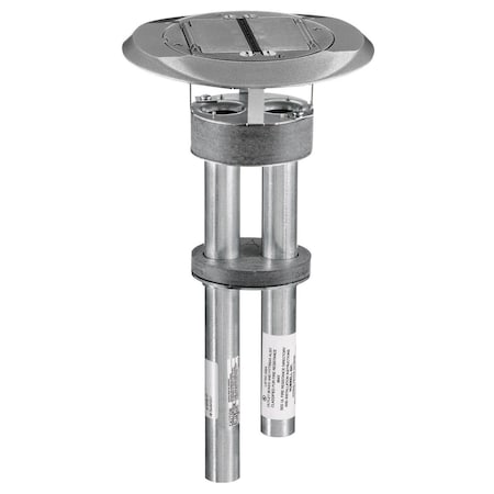 Hubbell Wiring Device-Kellems Poke-Through Box, Wiring Box Type, Composite S1PTGY